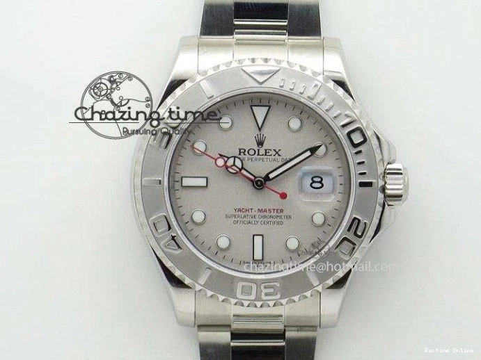 0901 Effortless Yacht-Master BP Maker 16622 Silver Dial On SS Bracelet A 3868